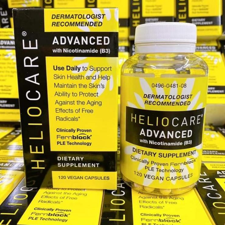 Viên chống nắng thế hệ mới HELIOCARE Advanced Antioxidant Supplement with Nicotinamide