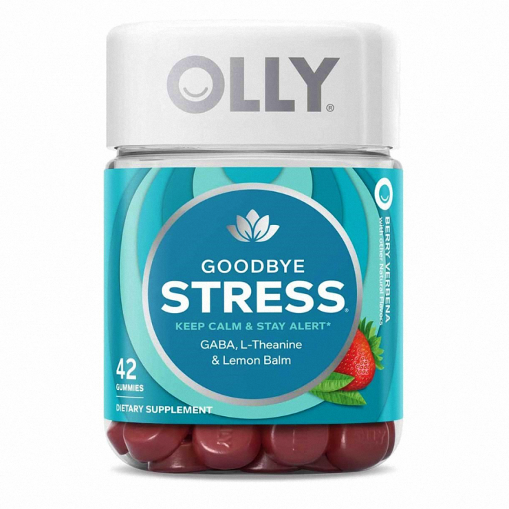 [Hộp 50 Viên] Kẹo Dẻo Giảm Stress Olly Goodbye Stress