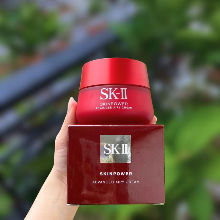 [NEW Advanced Airy Cream] Kem Dưỡng Chống Lão Hóa, Nâng Cơ, Trẻ Hoá Da SK-II Skin Power Advanced Airy Milky Lotion/Cream SKII 80g