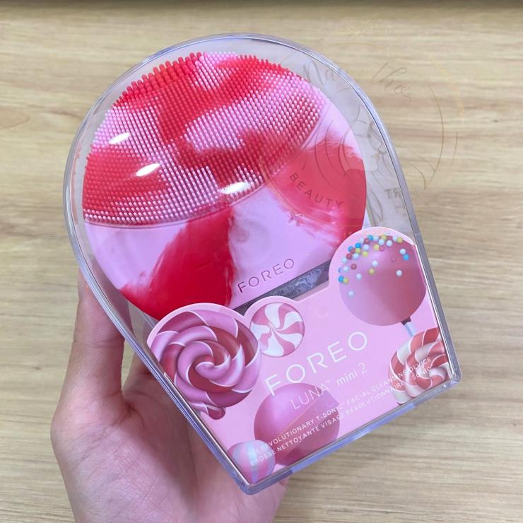 [Màu Lollipop Pink - TẶNG CỦ SẠC] Máy Rửa Mặt Foreo Luna Mini 2 Chính Hãng - Bảo Hành 1 Năm