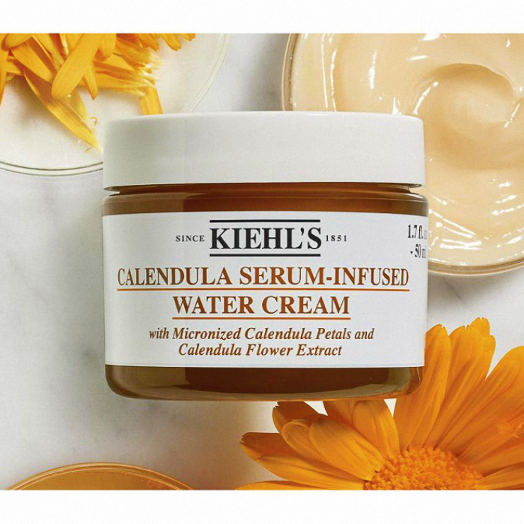 [Lọ Hãng 50ML] Kem Dưỡng Hoa Cúc Kiehl's Calendula Serum-Infuse Water Cream