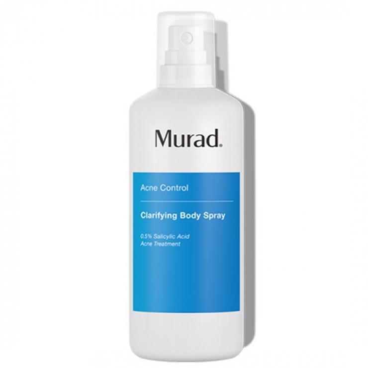 Giảm Mụn Cơ Thể Và Vi Khuẩn Với Công Nghệ Xịt Tia 360 Độ Murad Clarifying Body Spray 125ML